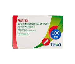 Astrix 100 mg gyomornedv-ellenálló kemény kapszula 30x