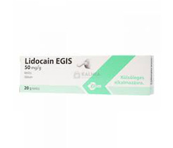 Lidocain EGIS 50 mg/g kenőcs 20g