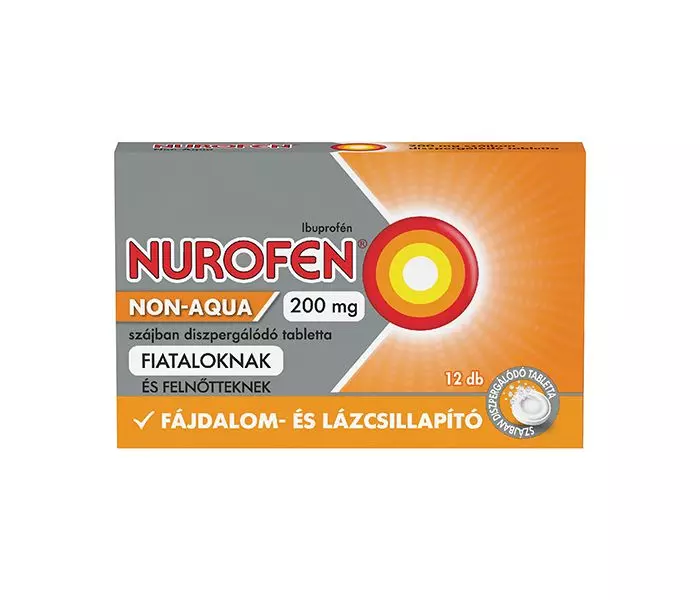 Nurofen Non-Aqua 200mg szájban diszperg.tabletta 12x