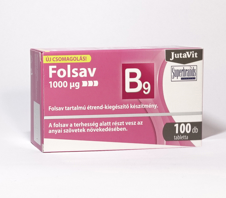 JutaVit Folsav 1000 mcg tabletta 100x