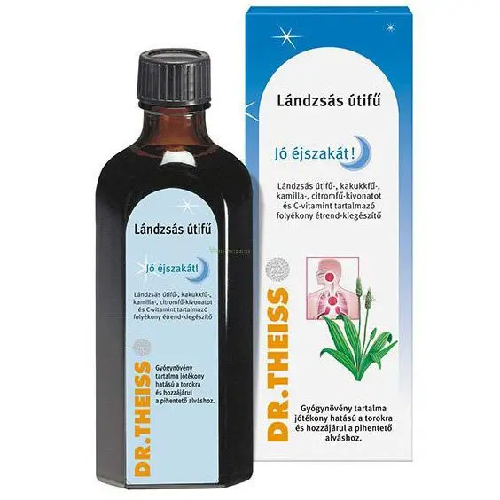 Dr.Theiss Jó éjszakát lándzsás utifű szirup 100ml