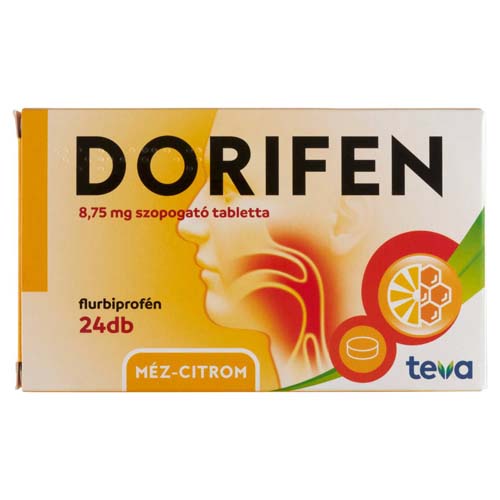 Dolioflen/Dorifen 8,75 mg szopogató tabletta 24x