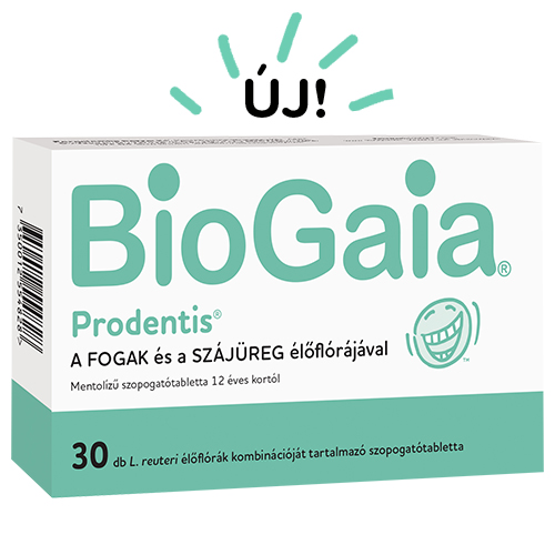Biogaia Prodentis szopogató tabletta mentol 30x