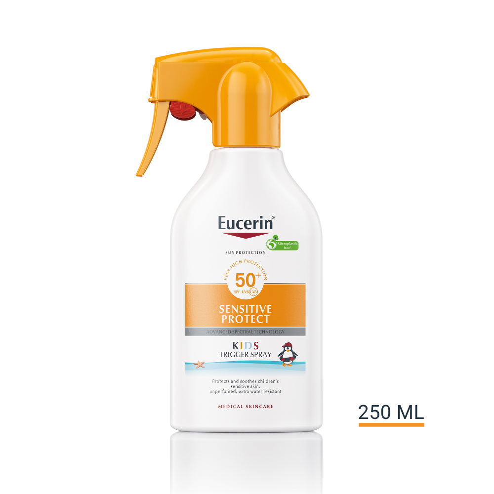 Eucerin Sun Sensitive Protect FF50+ spray gyermek 250ml