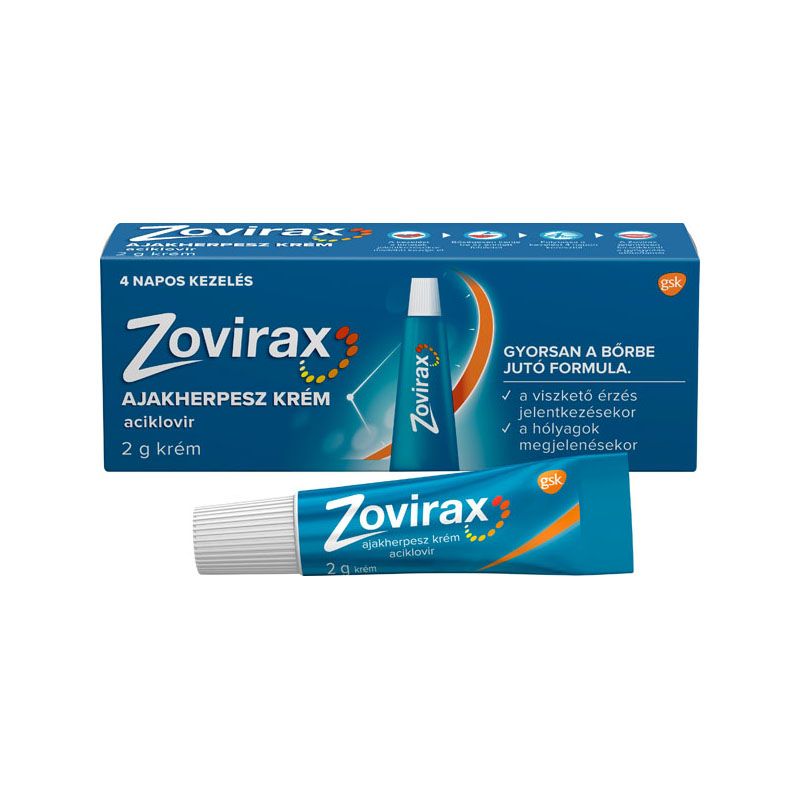 Zovirax ajakherpesz krém 1x2g