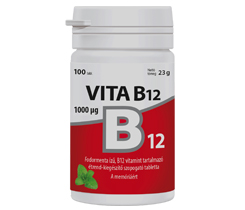 Vita B12 1000 mcg szopogató tabletta VITABALANS 100x