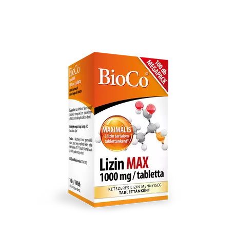BioCo Lizin Max 1000 mg tabletta 100x