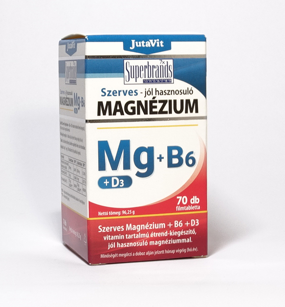 JutaVit szerves Magnézium+B6 +D3 70x