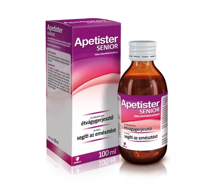 Apetister Senior oldat málna-feketeribizli 100ml
