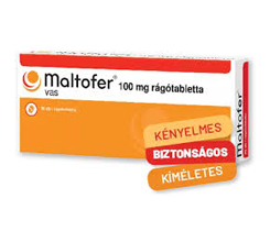Maltofer  100 mg rágótabletta 30x