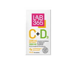 LAB365 C vitamin 1500mg +D3 3000NE retard filmtabl 90x