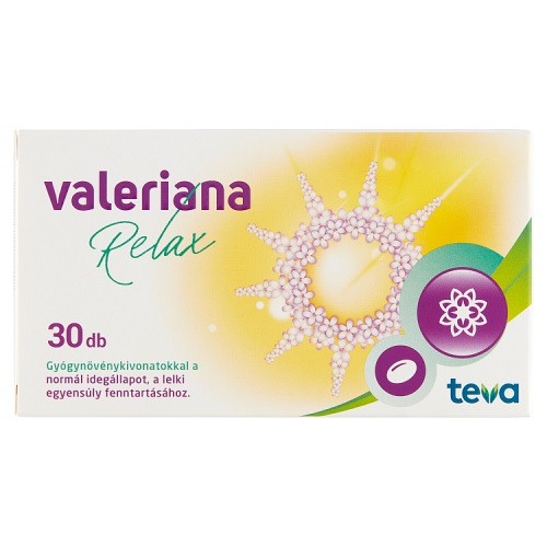 Valeriana Relax Gyógynövénykivonat kapszula 30x