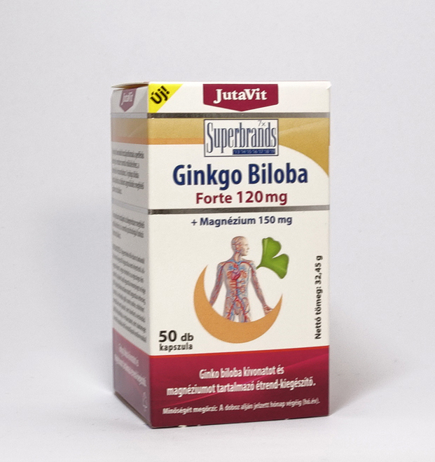 JutaVit Ginkgo Biloba Forte 120 mg + Mg 150 mg tab 50x