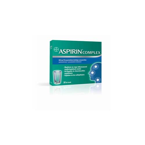 Aspirin Complex 500 mg/30 mg granulát.bels.szuszp. 10x