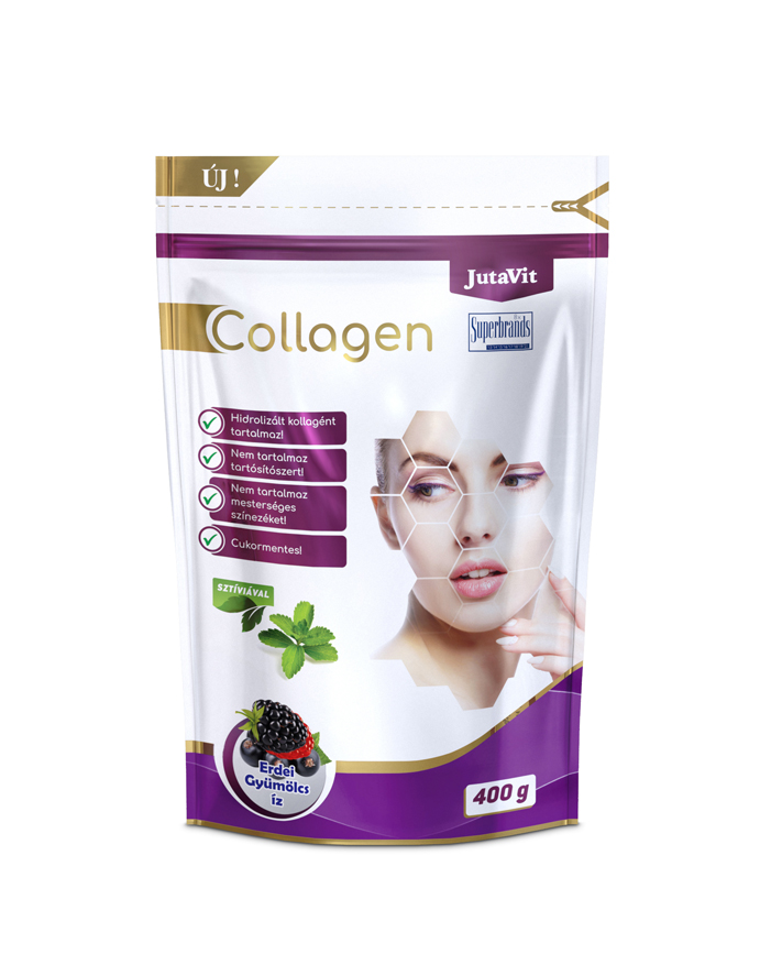 JutaVit Collagen Komplex por Erdei Gyümölcs 400g
