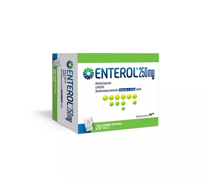 Enterol 250 mg kemény kapszula 20x buborékcsomagolásban